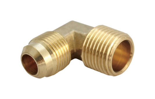 Ace 1/2 in. Flare X 1/2 in. D MPT Brass 90 Degree Street Elbow