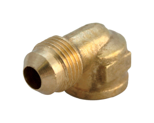 Ace 1/2 in. Flare X 3/4 in. D Female Brass 90 Degree Elbow