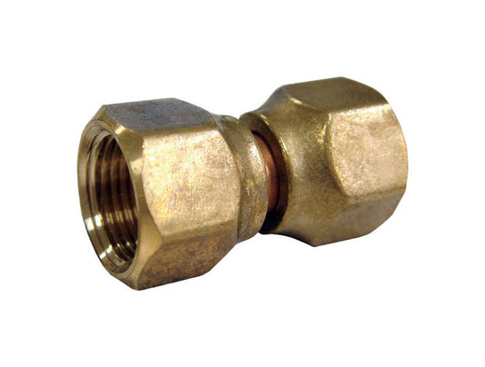 Ace 5/8 in. Flare X 1/2 in. D Brass Swivel Connector