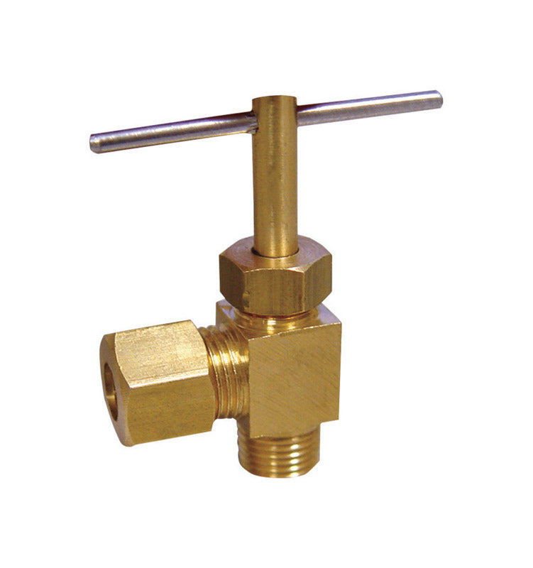 Ace 3/8 in. 1/4 in. Brass Needle Valve