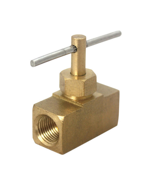 Ace 1/4 in. 1/4 in. Brass Needle Valve