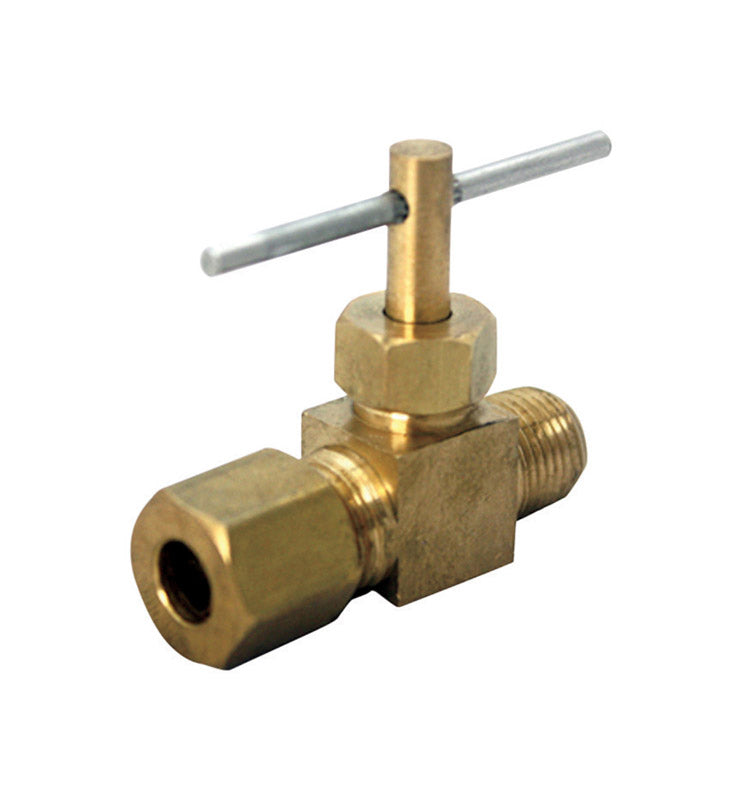 Ace 1/4 in. 1/8 in. Brass Needle Valve