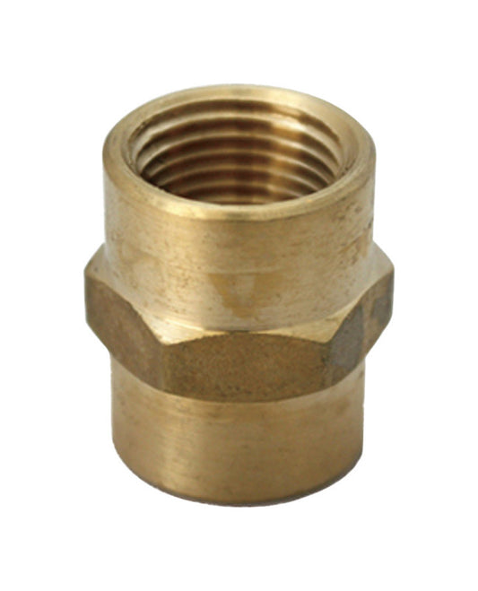 JMF Company 1/2 in. FPT X 1/4 in. D FPT Brass Reducing Coupling