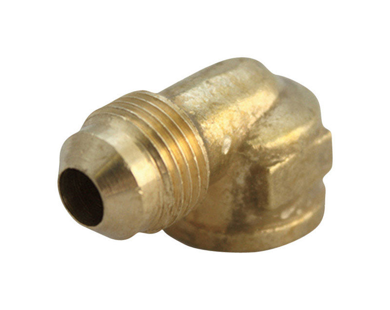 JMF Company 1/2 in. Flare X 3/4 in. D FPT Brass 90 Degree Elbow