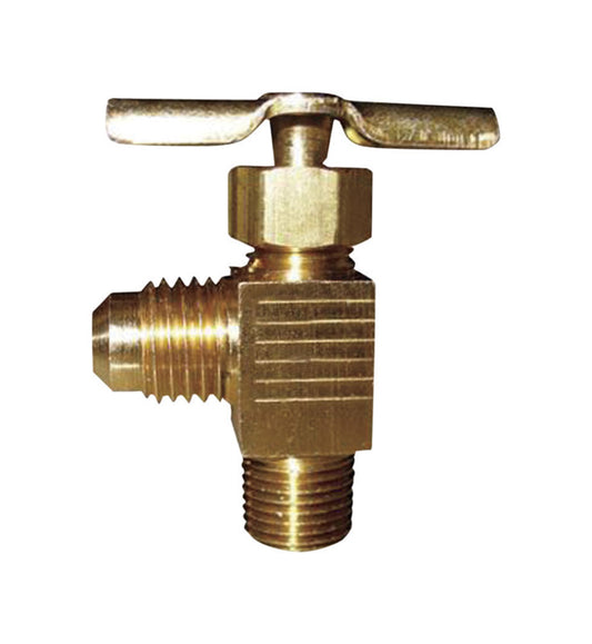 JMF Company 1/4 in. FPT X 1/8 in. FPT Brass Shut-Off Valve