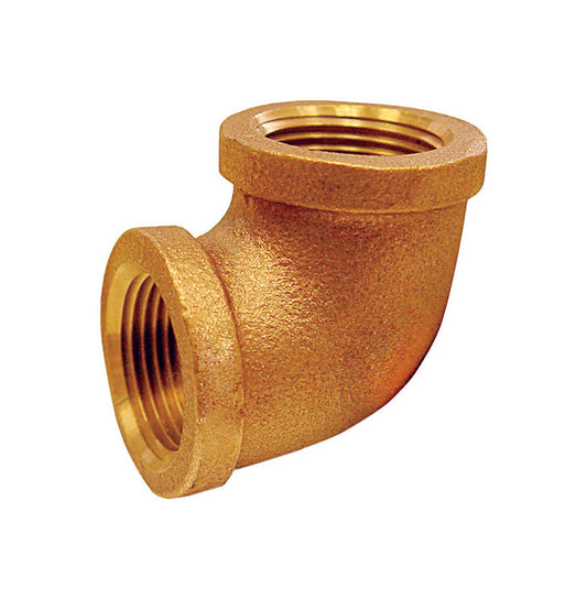 JMF Company 1/4 in. FPT X 1/4 in. D FPT Red Brass 90 Degree Elbow