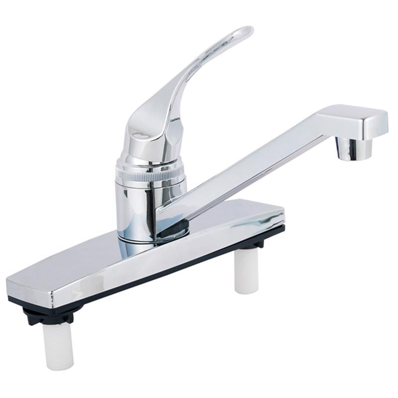 Home Plus One Handle Chrome Kitchen Faucet