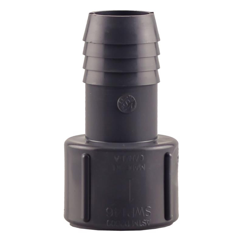 Boshart Industries 1 in. FPT X 1 in. D Insert Polypropylene Female Adapter 1 pk