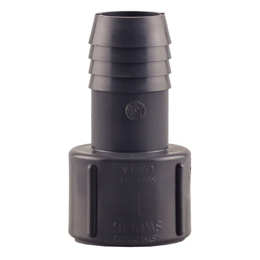 Boshart Industries 1 in. FPT X 1 in. D Insert Polypropylene Female Adapter 1 pk