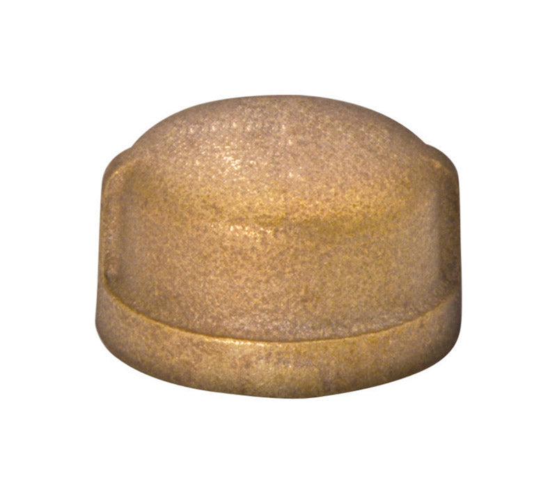 JMF Company 1-1/4 in. Female Red Brass Cap