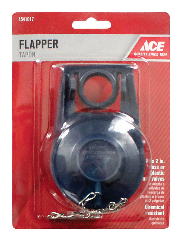 Ace Toilet Flapper Black Rubber