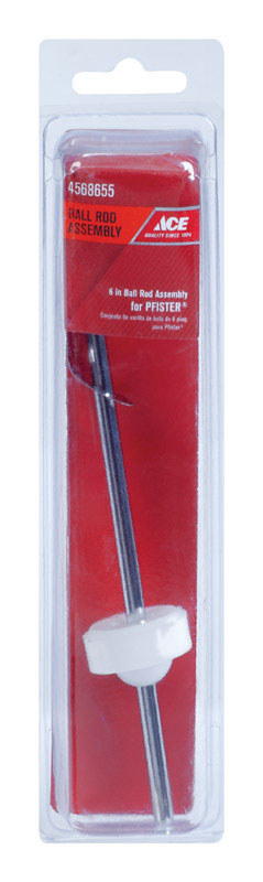 Ace 6 in. Chrome Brass Pop-Up Rod