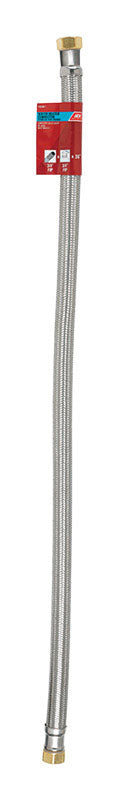 Ace 3/4 in. FIP X 3/4 in. D FIP 36 in. Braided Stainless Steel Water Heater Supply Line