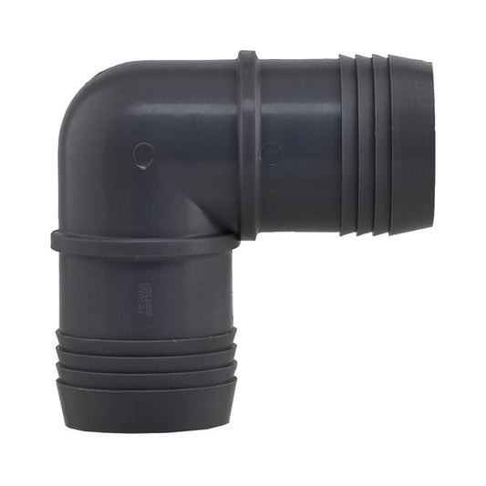 Boshart Industries 2 in. Insert in. X 2 in. D Insert Polypropylene 4.35 in. 90 Degree Elbow 1 pk