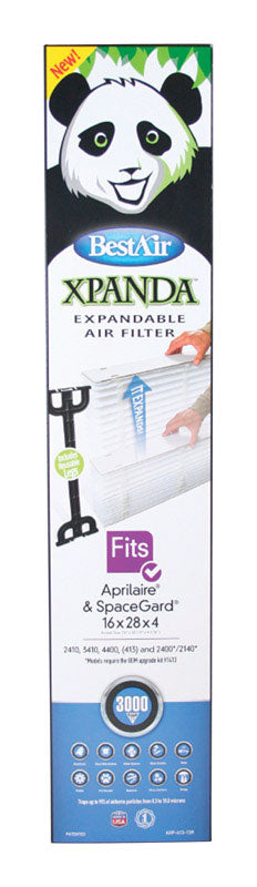 BestAir XPANDA 16 in. W X 28 in. H X 4 in. D 13 MERV Pleated Air Filter 1 pk