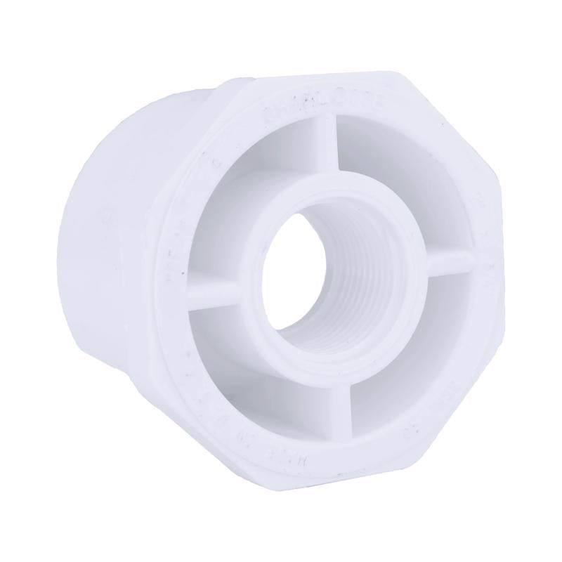 Charlotte Pipe Schedule 40 2 in. Spigot X 3/4 in. D FPT PVC Reducing Bushing 1 pk