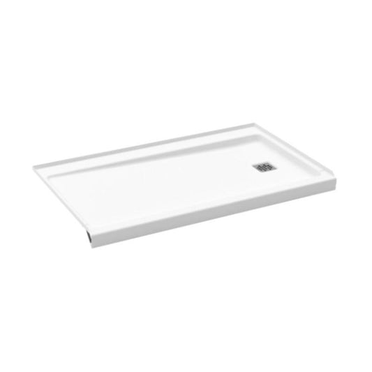 Bootz 3 in. H X 32 in. W X 60 in. L White Shower Base
