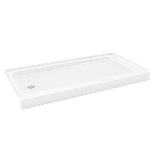 Bootz 5 in. H X 30 in. W X 60 in. L White Shower Base
