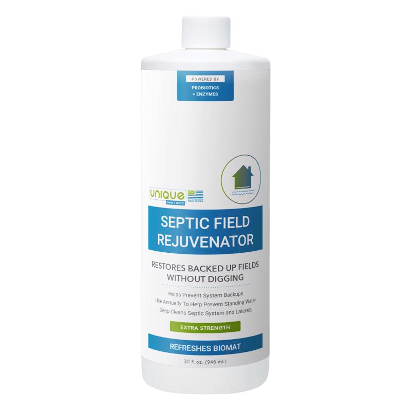 Unique Drain & Septic Liquid Septic System Treatment and Cleaner 32 oz