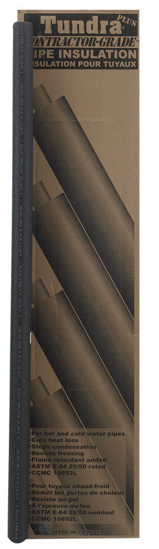 Tundra 1-1/4 in. X 6 ft. L Polyethylene Foam Pipe Insulation
