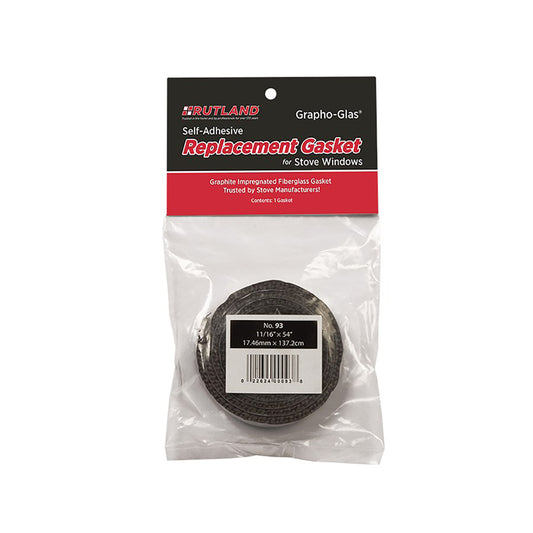 Rutland Grapho-Glas Fiberglass Flat Stove Window Gasket