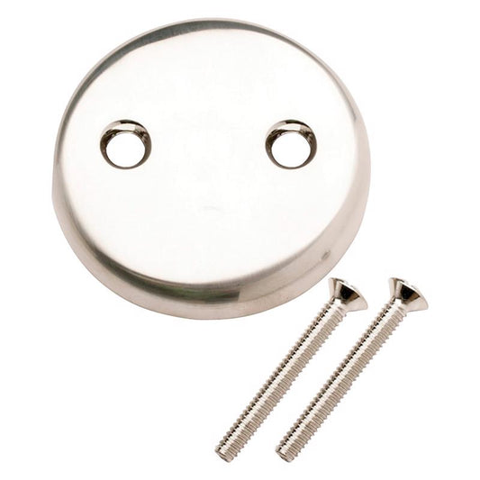 Plumb Pak Face Plate Universal 4-3/4 in. W X 5-1/2 in. H Silver Metal 1 pc