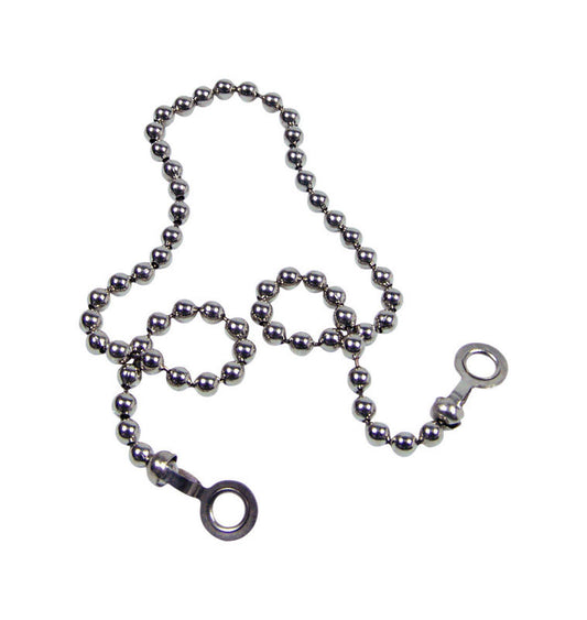 Danco 4/5 in. Stainless Steel Stainless Steel Beaded Chain