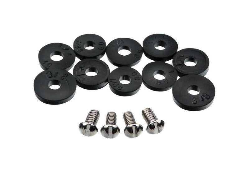 Danco 0.19 in. D Rubber Faucet Washer Flat 14 pk