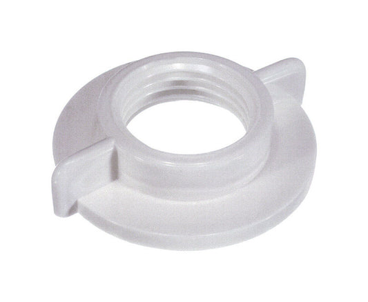 Danco Faucet Locknut Universal 1/2 in. White Plastic 2 pc