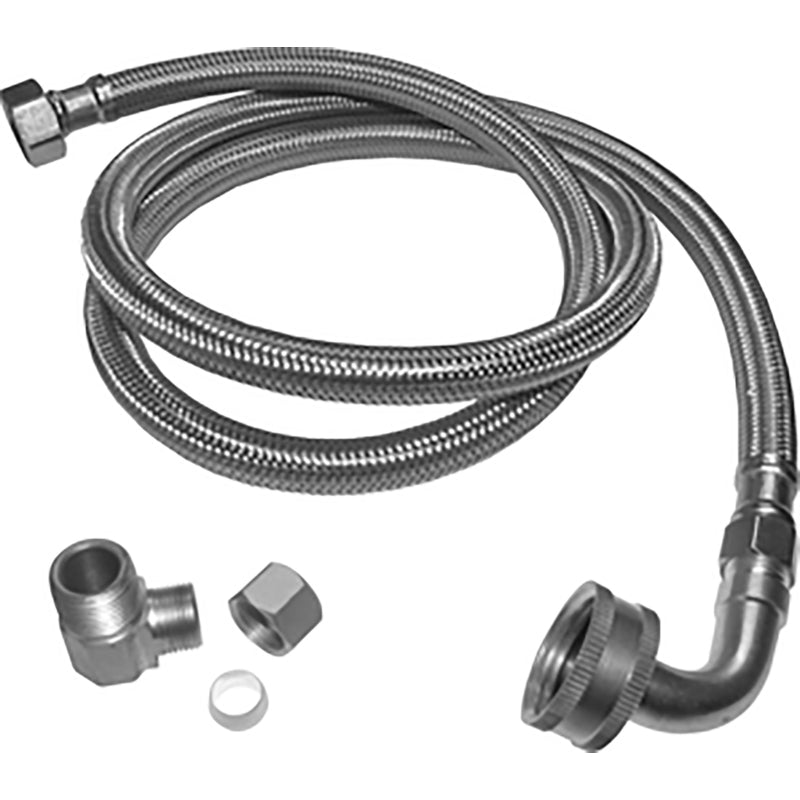 Plumb Pak 3/8 in. Compression in. X 3/8 in. D MIP 60 in. Stainless Steel Dishwasher Supply Line