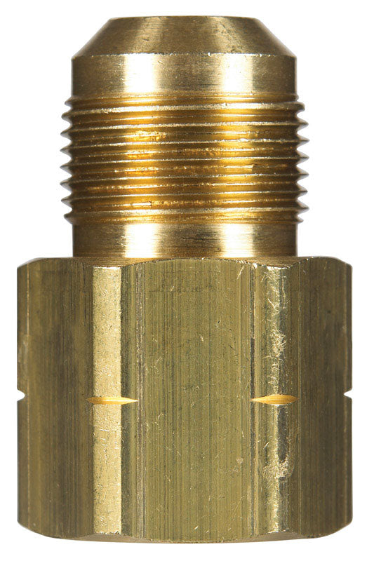 JMF Company 15/16 in. Flare X 3/4 in. D Female Brass Gas Adapter