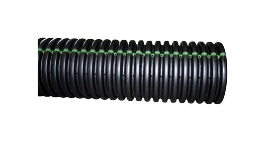Advanced Drainage Systems 3 in. D X 10 ft. L Polyethylene Slotted Single Wall Perforated Drain Pipe