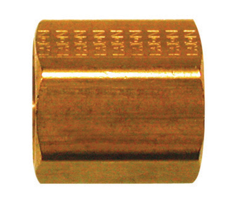JMF Company 5/16 in. Flare X 5/16 in. D Flare Yellow Brass Inverted Union