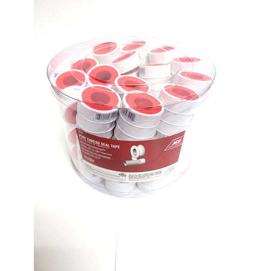 Ace White 1/2 in. W X 520 in. L Thread Seal Tape 5.5 oz