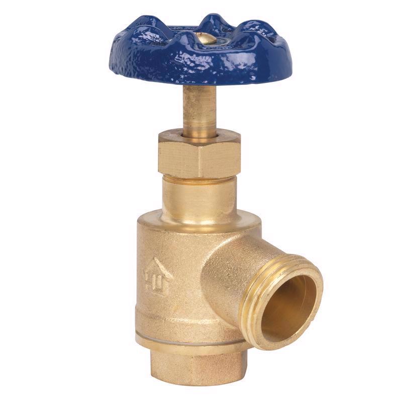 Homewerks 1 in. FIP X 3/4 in. MHT Brass Garden Valve