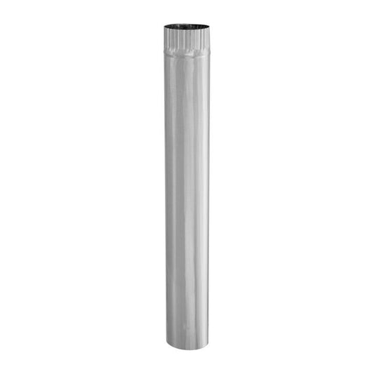Imperial 3 in. D X 24 in. L Galvanized Steel Furnace Pipe