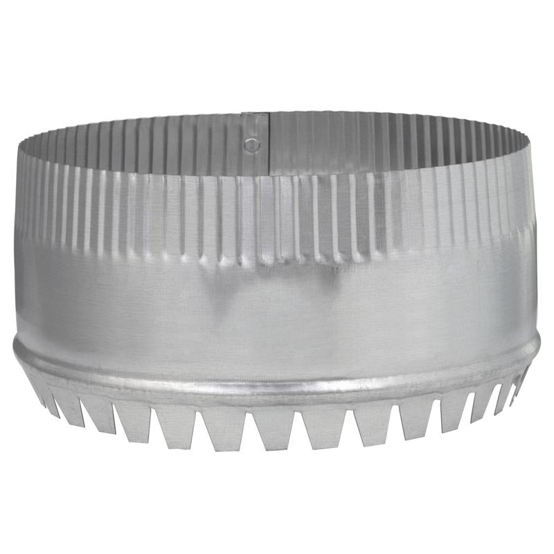 Imperial 8 in. D 28 Ga. Galvanized Steel Round Starting Collar
