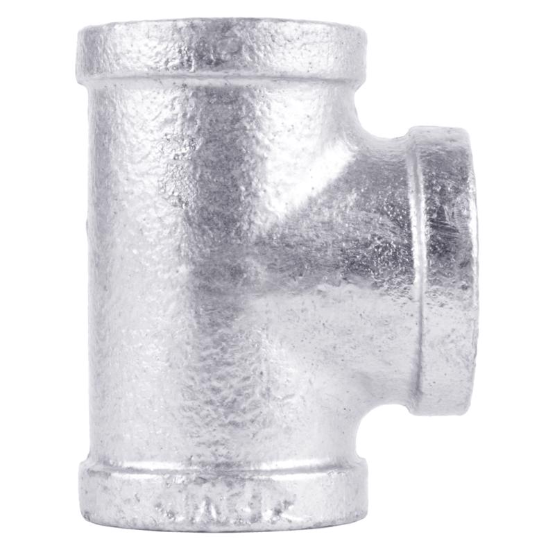 STZ Industries 1/4 in. FIP each X 1/4 in. D FIP 1/4 in. D FIP Galvanized Malleable Iron Tee