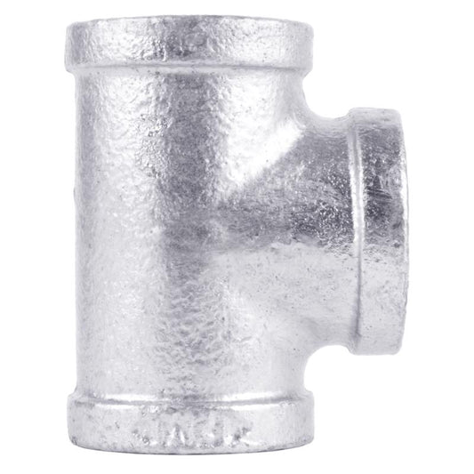 STZ Industries 1/4 in. FIP each X 1/4 in. D FIP 1/4 in. D FIP Galvanized Malleable Iron Tee