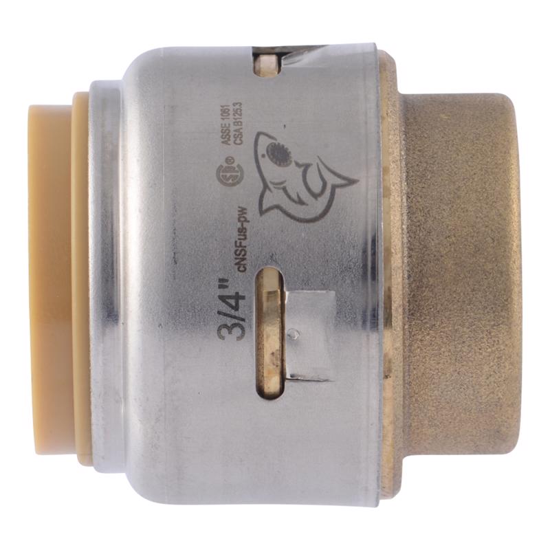 SharkBite Push to Connect 3/4 in. PF X 3/4 in. D PF Brass Cap