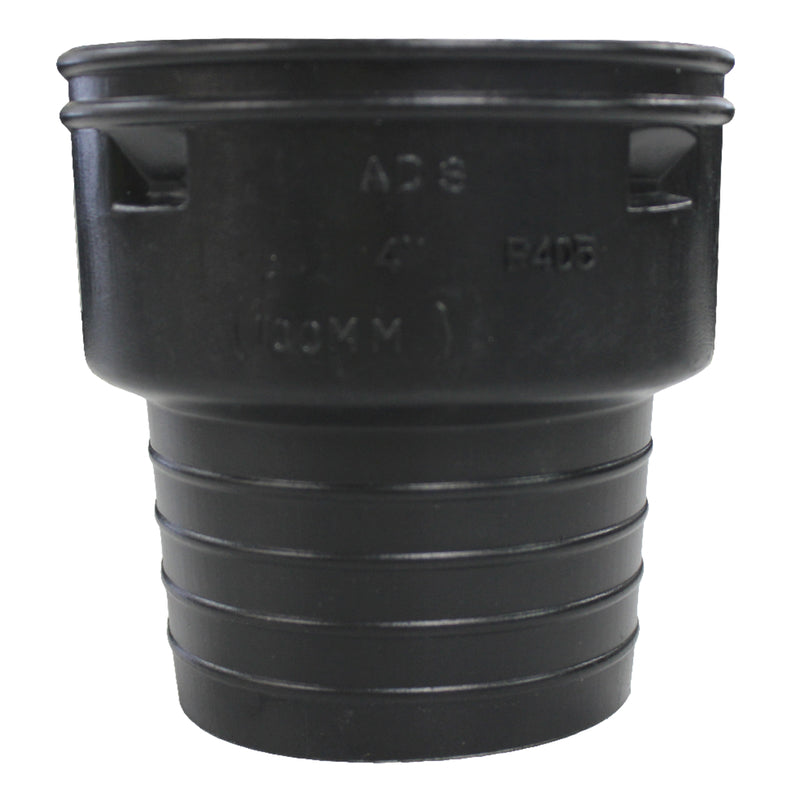 Advanced Drainage Systems 6 in. Snap X 7 in. D Snap Polyethylene Corrugated-to-Clay Pipe Adapter 1 p