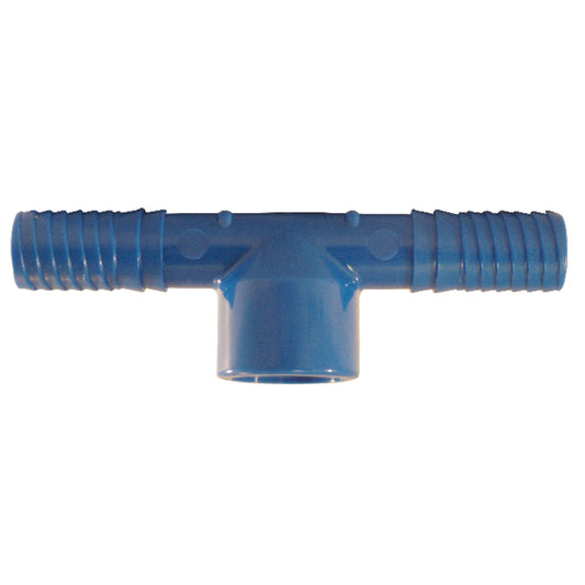 Apollo Blue Twister 1/2 in. Insert in to X 1/2 in. D Insert Acetal Tee 1 pk