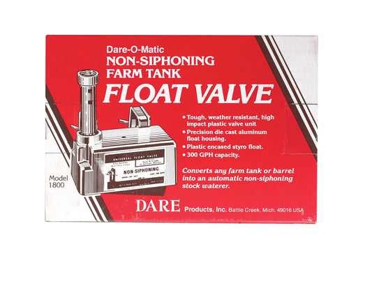 Dare 300 gph ABS/Aluminum Non-Siphoning Farm Tank Float Valve