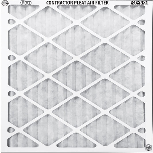 BestAir 24 in. W X 24 in. H X 1 in. D 8 MERV Pleated Air Filter 1 pk