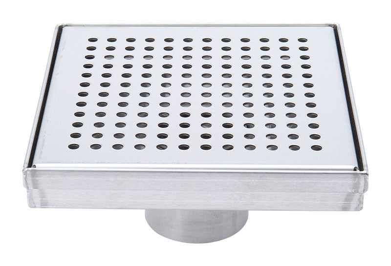 B&K 2 in. D Chrome Square Shower Drain