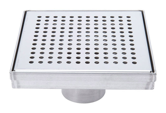 B&K 2 in. D Chrome Square Shower Drain