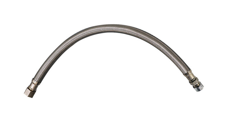 Plumb Pak EZ 3/8 in. Compression X 3/8 in. D Delta Style 20 in. Stainless Steel Faucet Supply Line