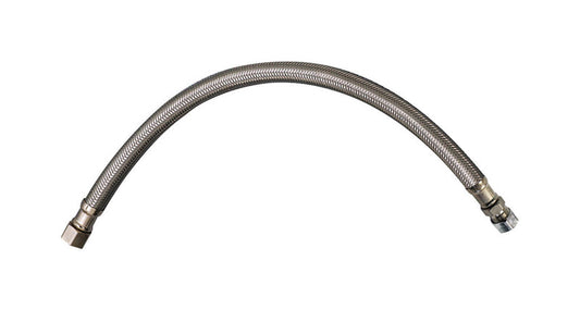 Plumb Pak EZ 3/8 in. Compression X 3/8 in. D Delta Style 20 in. Stainless Steel Faucet Supply Line