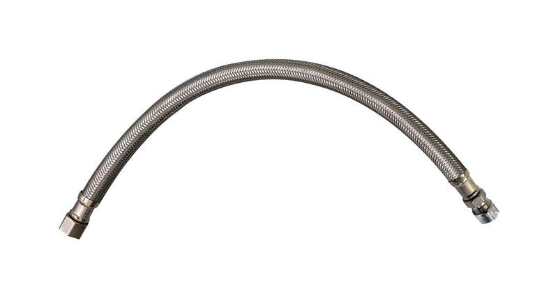 Plumb Pak 3/8 in. Compression X 3/8 in. D Delta Style 12 in. Stainless Steel Faucet Supply Line