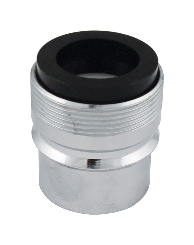 Plumb Pak Dual Thread 15/16 in.-27M x 55/64 in.-27F Chrome Plated Dishwasher Adapter